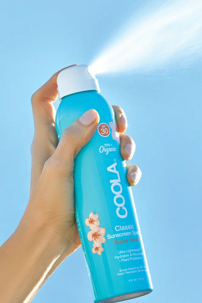 Coola Organic Sunscreen Spray / Tropical Coconut / SPF 30