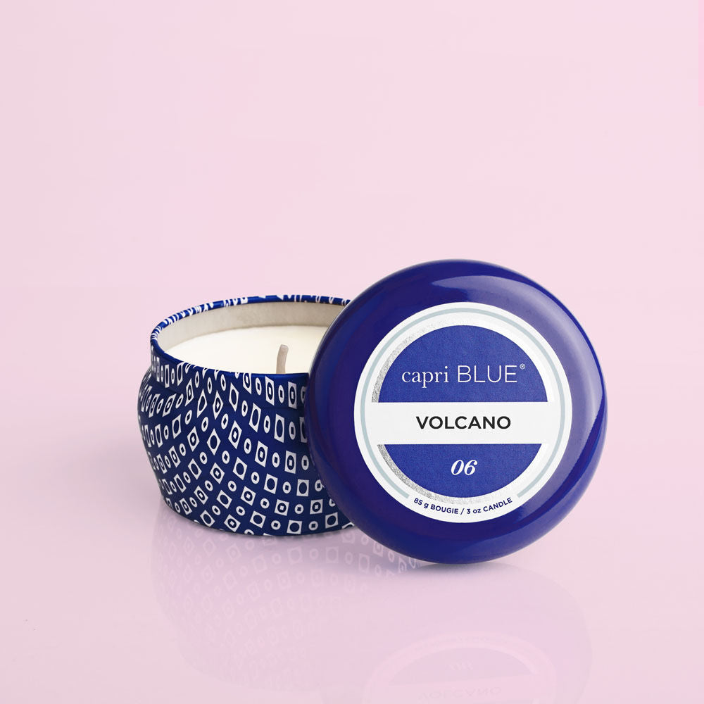 Capri Blue 3 oz. Blue Signature Mini Tin Candle / Volcano
