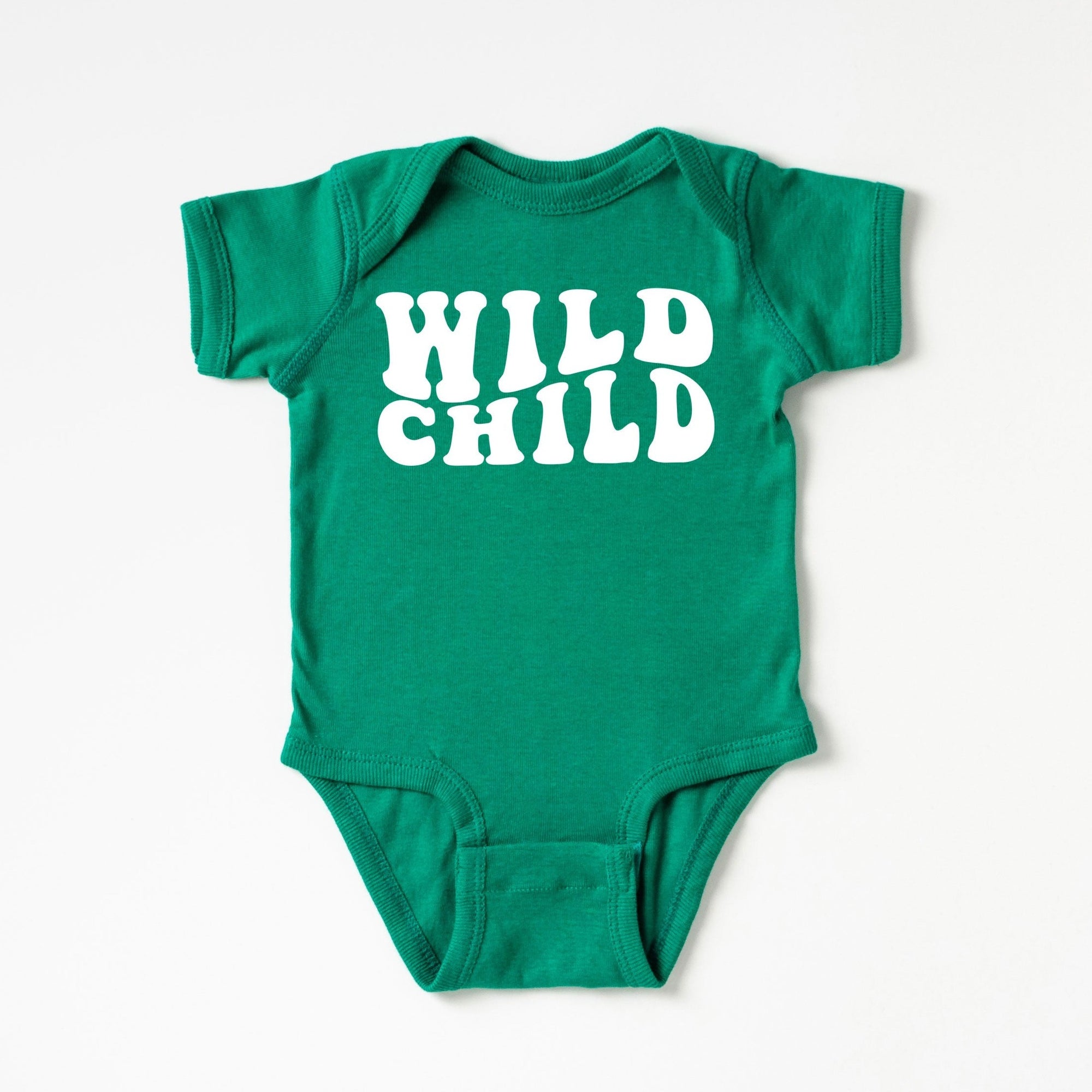 Wild Thing Baby Onesie / Green