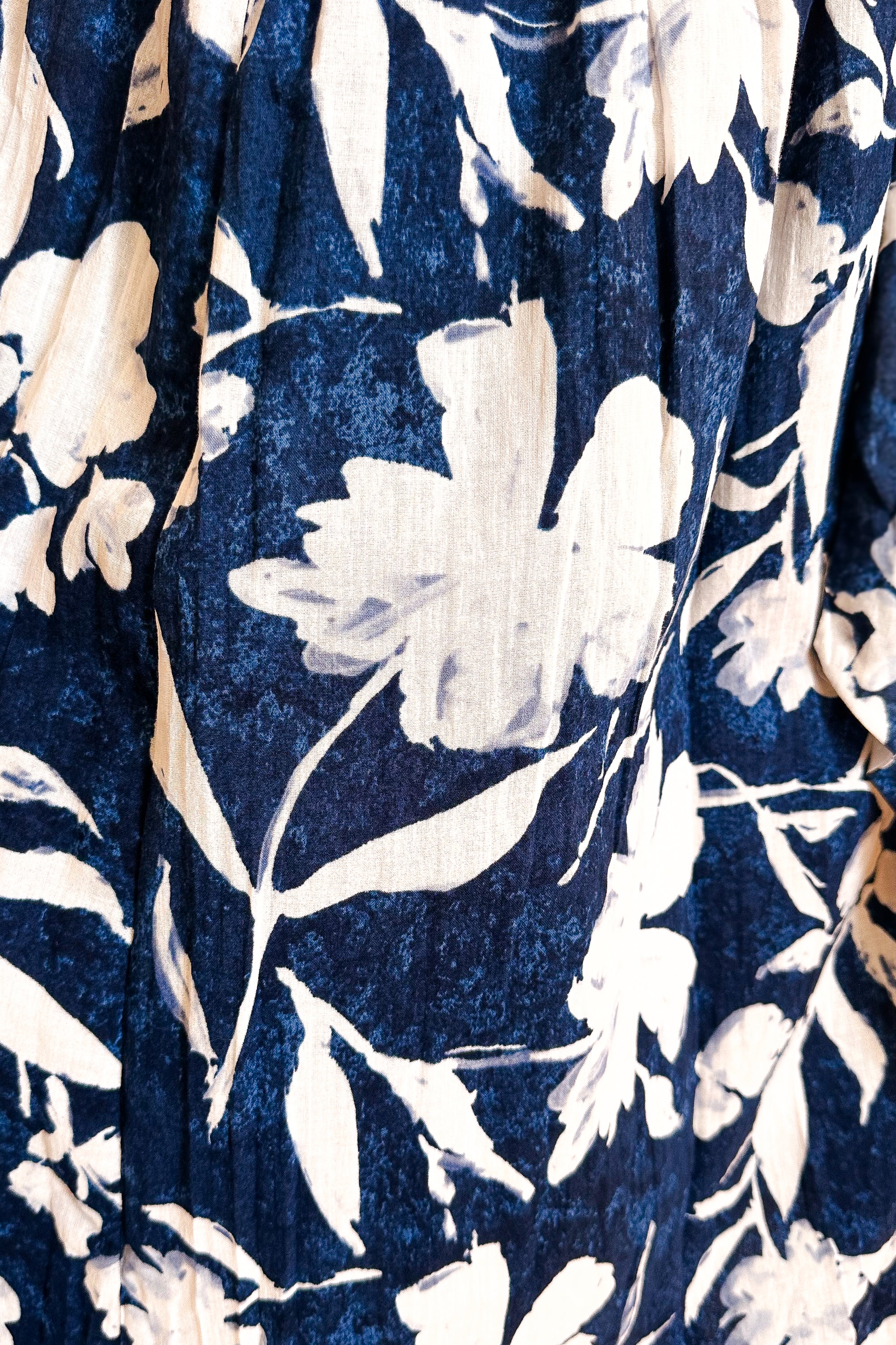 Navy Floral Cupped Corset Dress / Navy