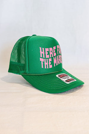 Here For The Margs Trucker Hat / Green