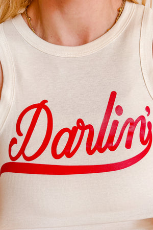 Darlin Graphic Tank / Ivory