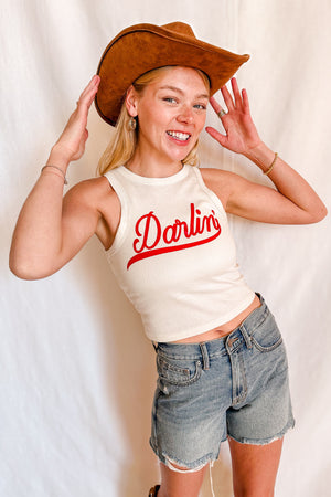 Darlin Graphic Tank / Ivory