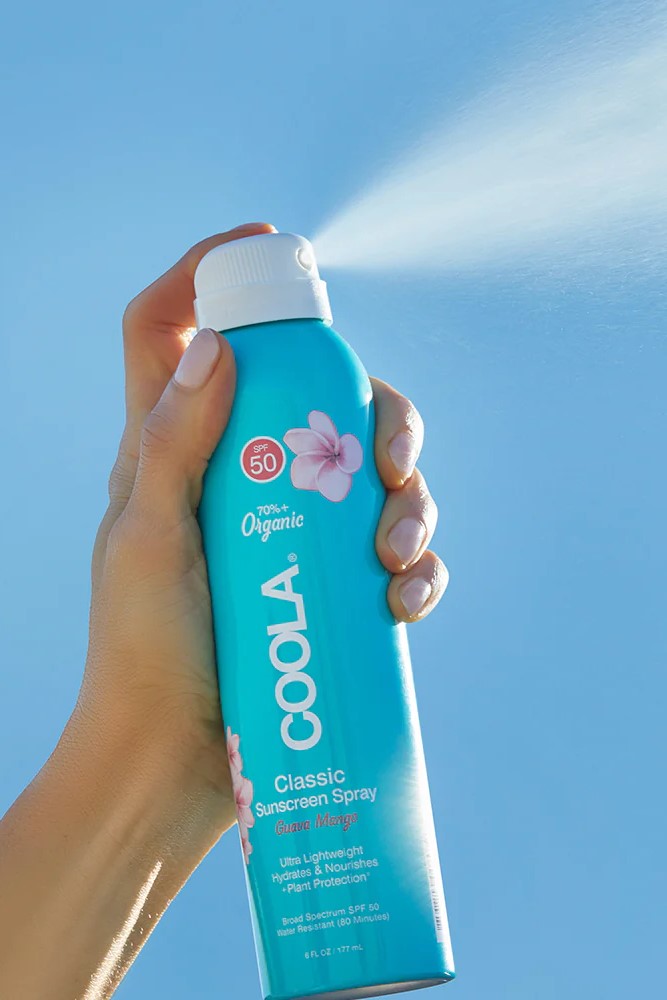 Coola Organic Sunscreen Spray / Guava Mango / SPF 50