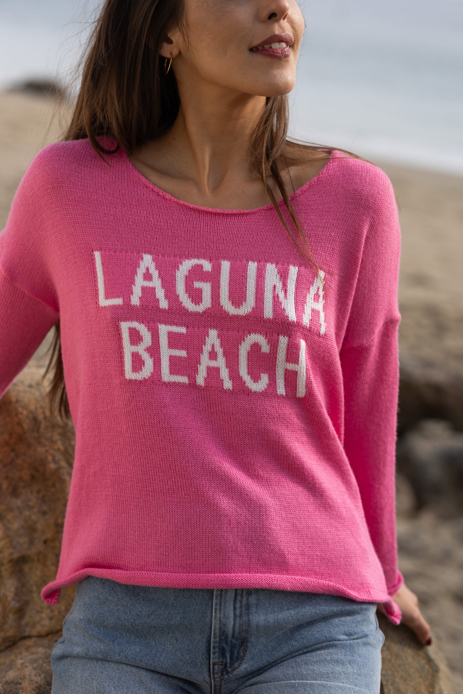 Laguna Beach Sweater / Pink