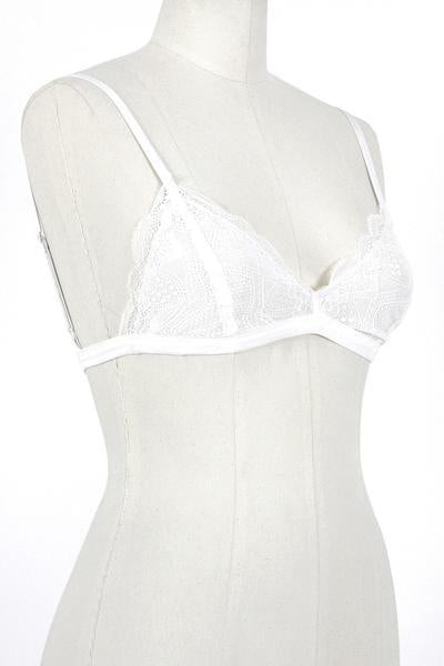 Precious Lace Bra / White