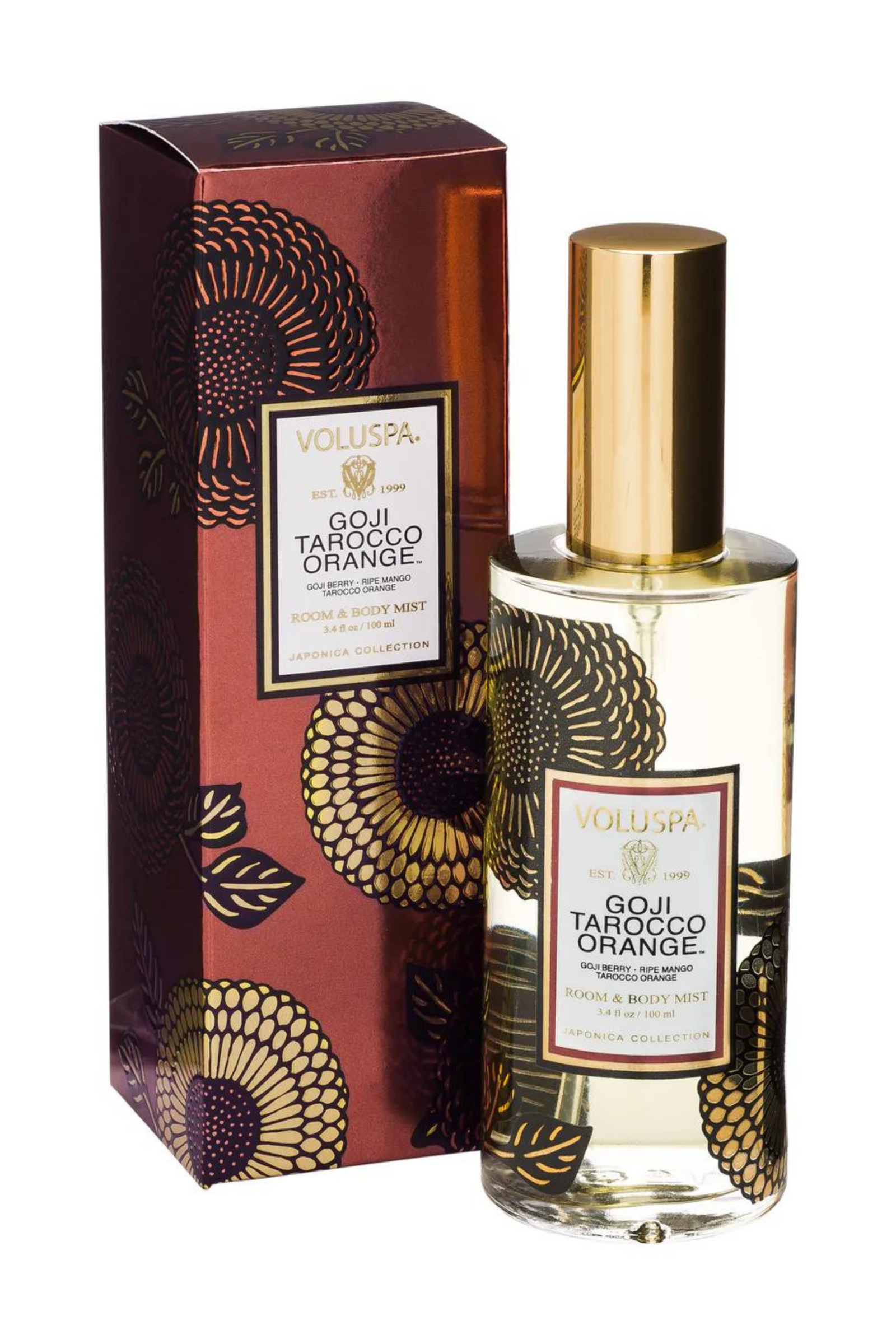 Voluspa 3.4 oz. Room & Body Mist / Goji Tarocco Orange